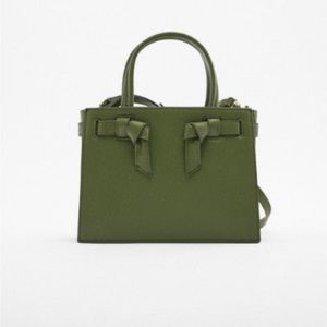 Zara Mini City Bag Green